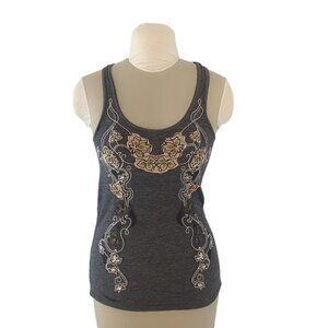 Urban Outfitters Pins and Needles Embroidered Tank Top